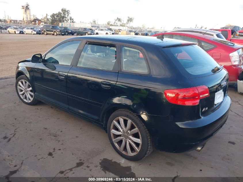 WAUHE78P89A018037 2009 Audi A3 2.0T