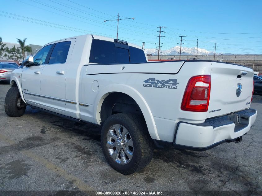 2020 Ram 2500 Limited Mega Cab 4X4 6'4 Box VIN: 3C6UR5TL3LG228298 Lot: 38969320