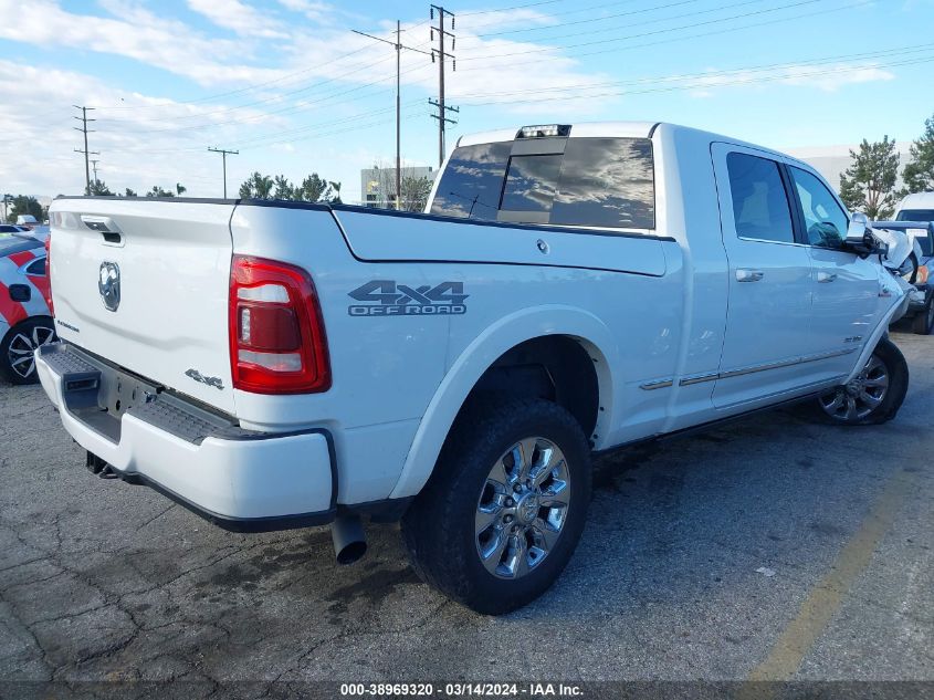 2020 Ram 2500 Limited Mega Cab 4X4 6'4 Box VIN: 3C6UR5TL3LG228298 Lot: 38969320