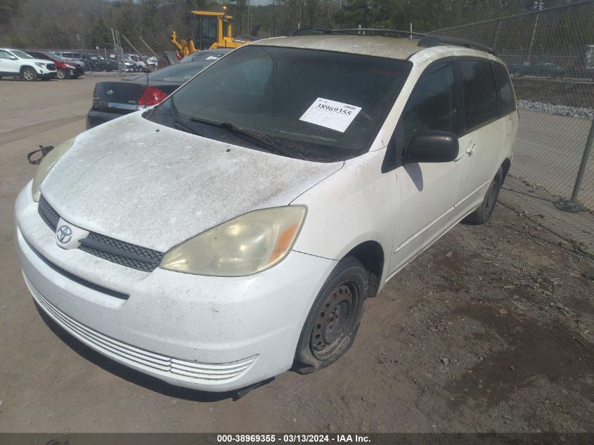 2004 Toyota Sienna Le VIN: 5TDZA23C24S116101 Lot: 38969355