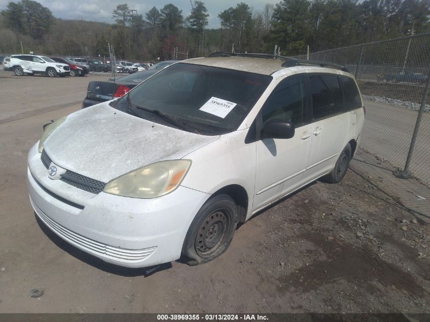 2004 Toyota Sienna Le VIN: 5TDZA23C24S116101 Lot: 38969355