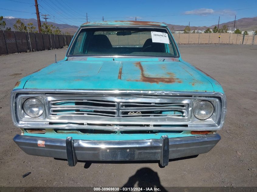 1972 Dodge D100 VIN: D14AE2U704082 Lot: 38969830