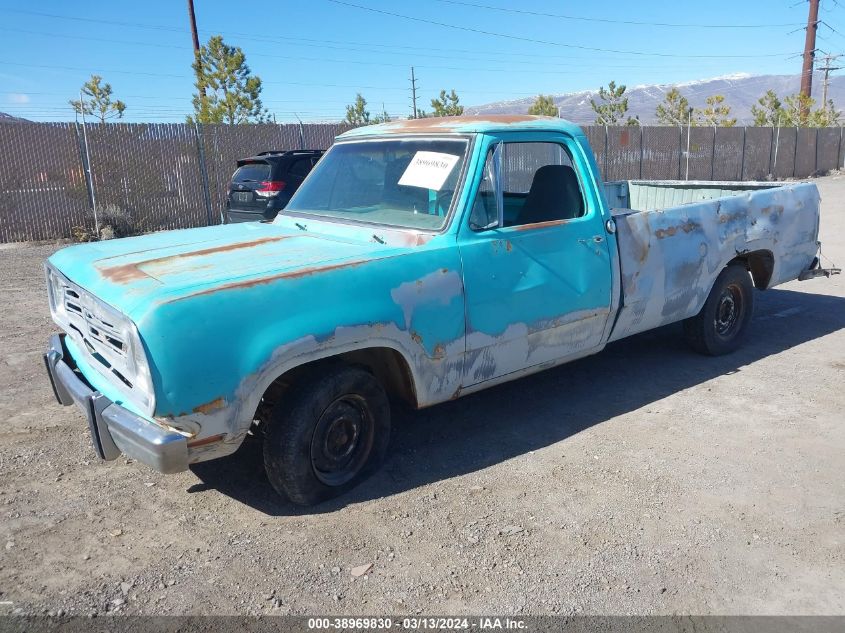 D14AE2U704082 1972 Dodge D100