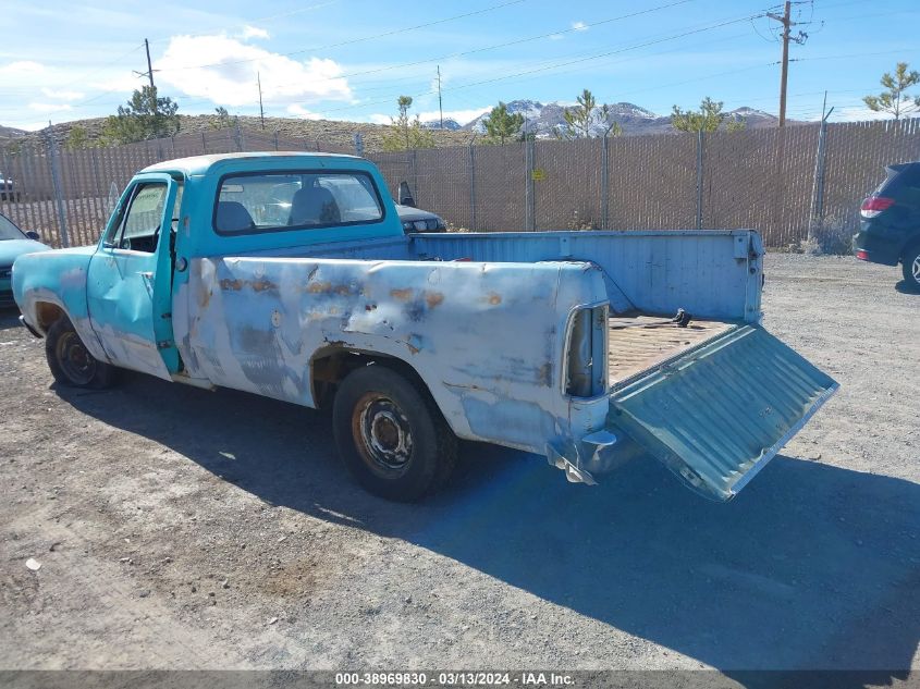 D14AE2U704082 1972 Dodge D100