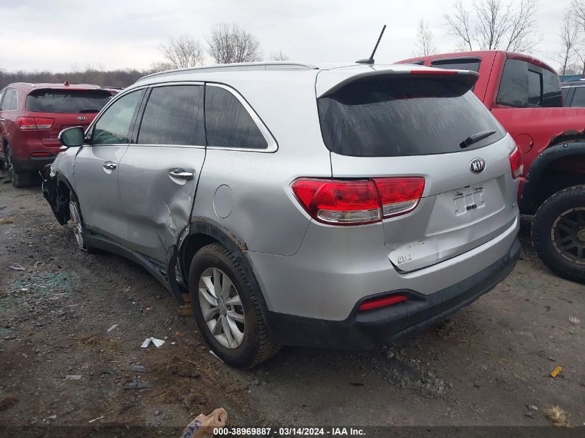 2017 Kia Sorento 3.3L Lx VIN: 5XYPGDA57HG334950 Lot: 38969887