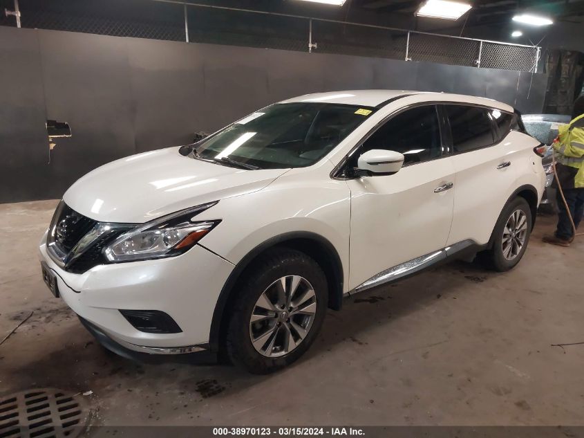 2015 Nissan Murano S VIN: 5N1AZ2MH8FN285723 Lot: 38970123