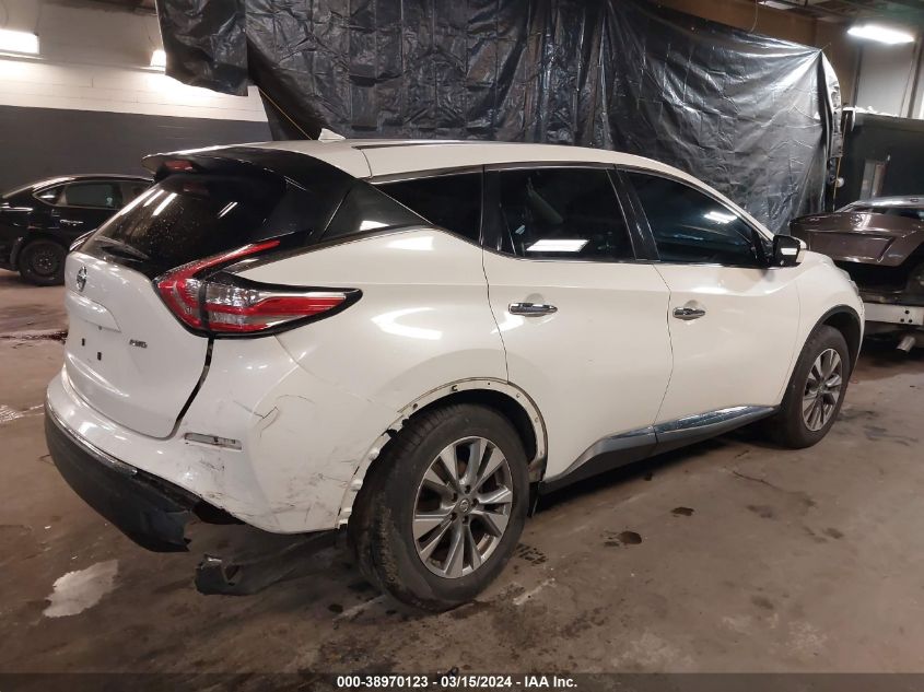 2015 Nissan Murano S VIN: 5N1AZ2MH8FN285723 Lot: 38970123