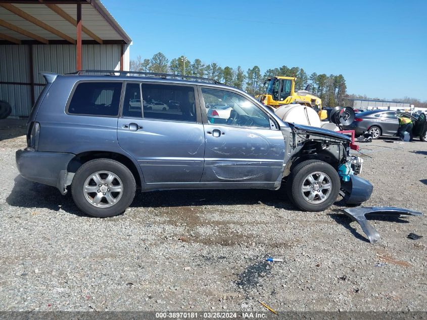 2007 Toyota Highlander V6 VIN: JTEHP21A070205924 Lot: 38970181