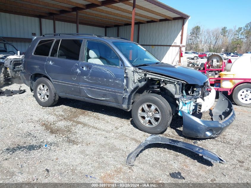 2007 Toyota Highlander V6 VIN: JTEHP21A070205924 Lot: 38970181