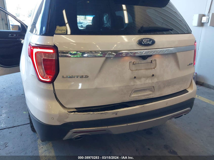 2016 FORD EXPLORER LIMITED - 1FM5K8F84GGC09153