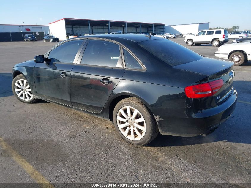 WAUAFAFL8EN005934 | 2014 AUDI A4