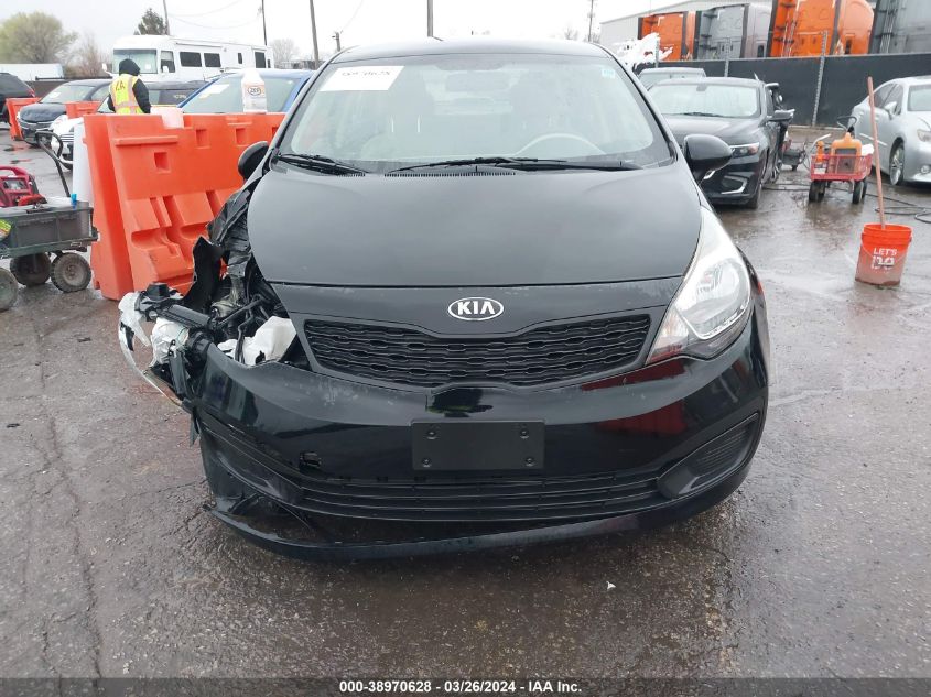 2013 Kia Rio Lx VIN: KNADM4A38D6307597 Lot: 38970628