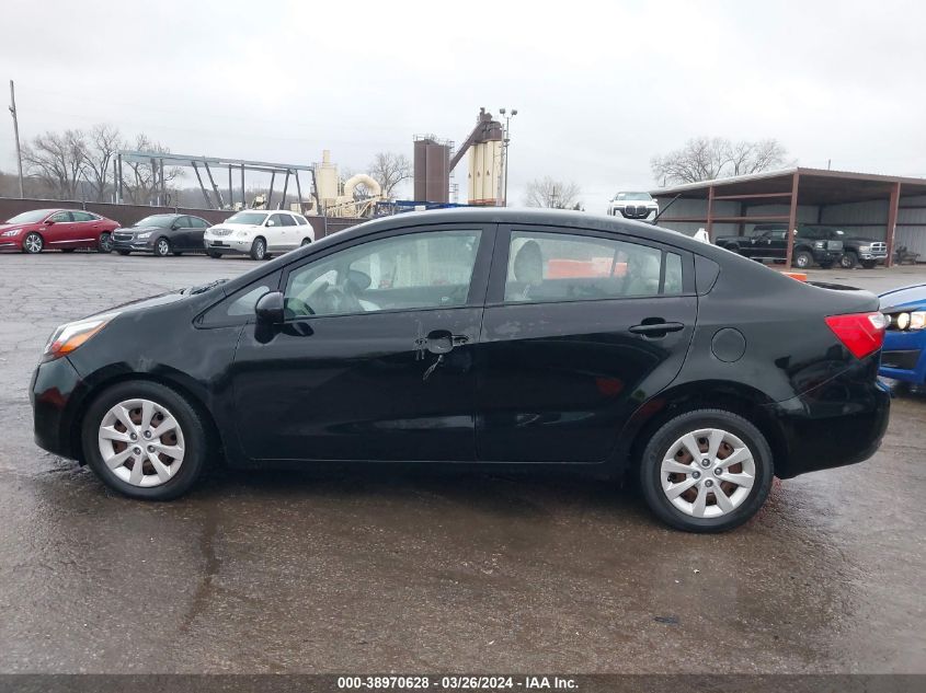 2013 Kia Rio Lx VIN: KNADM4A38D6307597 Lot: 38970628