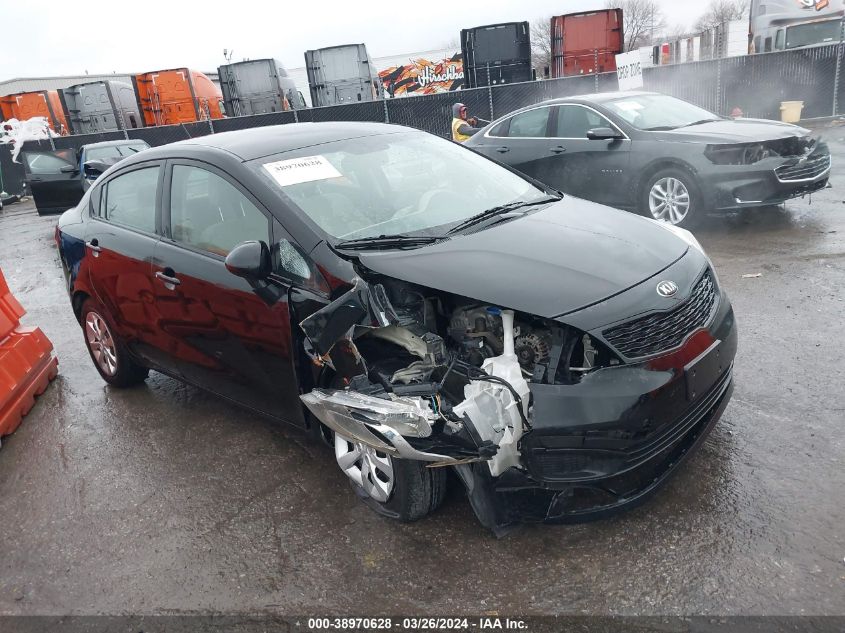 2013 Kia Rio Lx VIN: KNADM4A38D6307597 Lot: 38970628