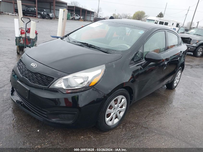 2013 Kia Rio Lx VIN: KNADM4A38D6307597 Lot: 38970628