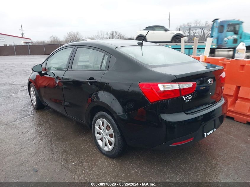 2013 Kia Rio Lx VIN: KNADM4A38D6307597 Lot: 38970628