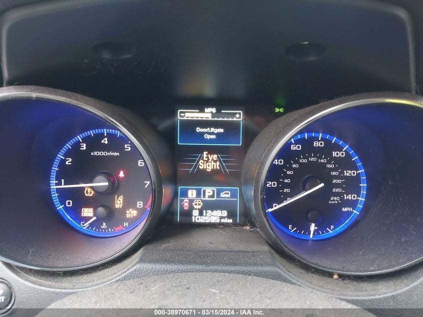 VIN 4S4BSAFC3K3287955 2019 SUBARU OUTBACK 2.5I PREMIUM