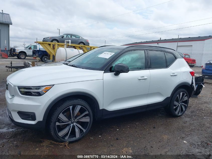 2021 Volvo Xc40 Recharge Pure Electric P8 VIN: YV4ED3UR5M2536356 Lot: 38970770