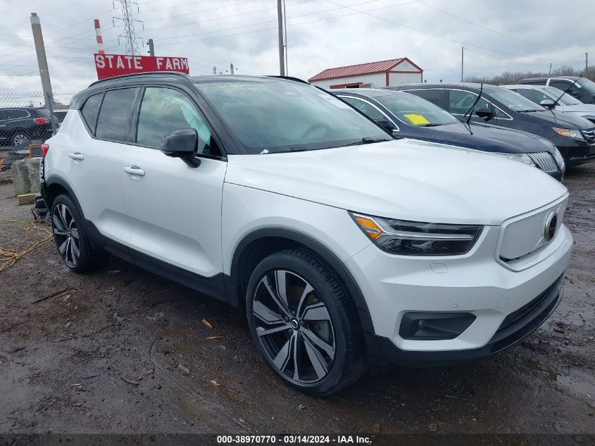 2021 Volvo Xc40 Recharge Pure Electric P8 VIN: YV4ED3UR5M2536356 Lot: 38970770