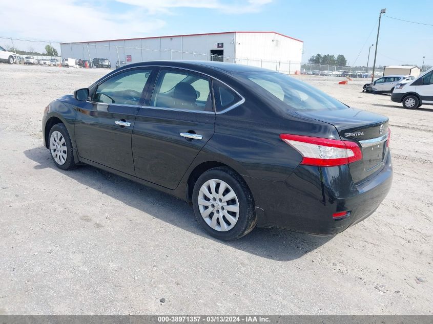 2015 NISSAN SENTRA S/SV/SR/SL - 3N1AB7AP1FY370409