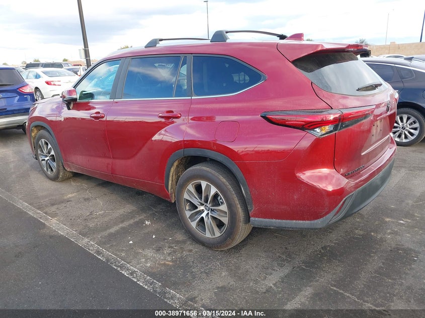 2023 TOYOTA HIGHLANDER VIN: 5TDKDRAH1PS039550
