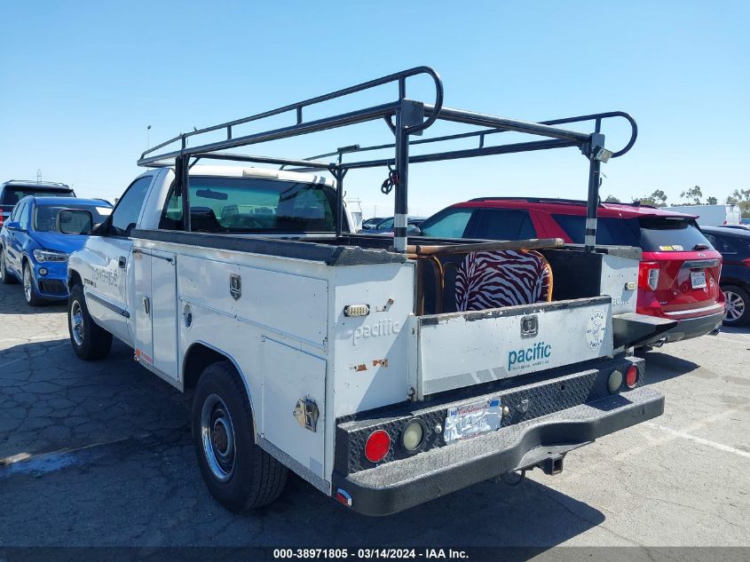 2001 Dodge Ram 2500 St VIN: 3B6KC26Z71M584627 Lot: 38971805