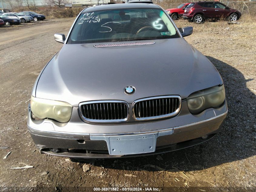 WBAGN63412DR07981 | 2002 BMW 745LI