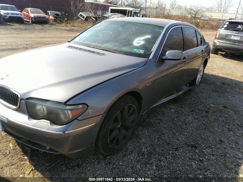 WBAGN63412DR07981 | 2002 BMW 745LI