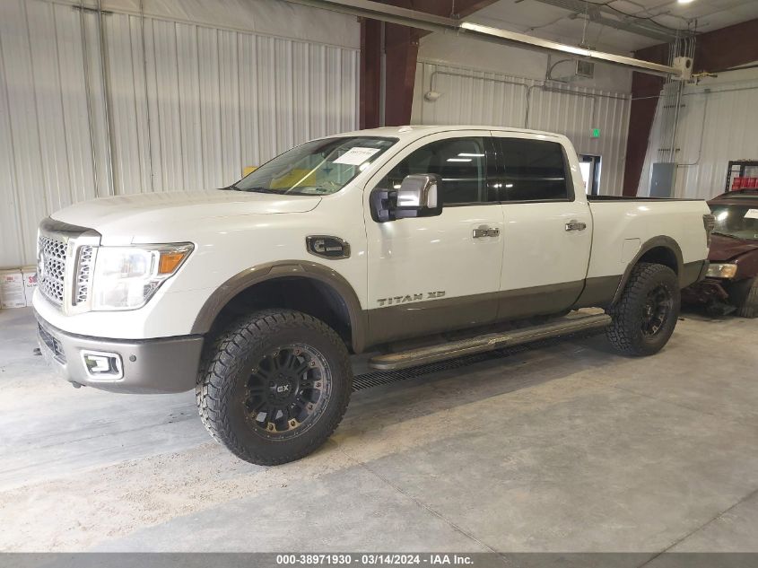 2016 Nissan Titan Xd Platinum Reserve Diesel/Pro-4X Diesel/S Diesel/Sl Diesel/Sv Diesel VIN: 1N6BA1F4XGN501798 Lot: 38971930