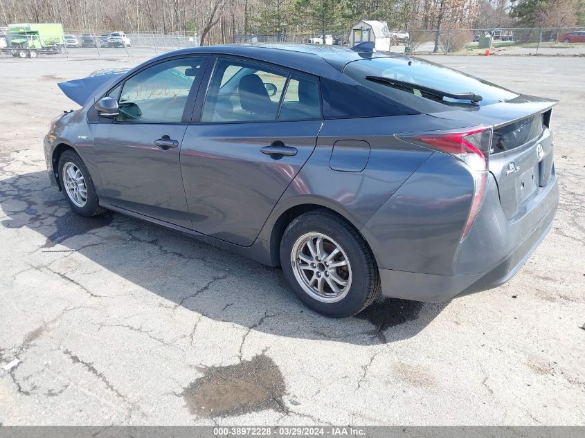 2016 Toyota Prius Two VIN: JTDKBRFUXG3008942 Lot: 38972228