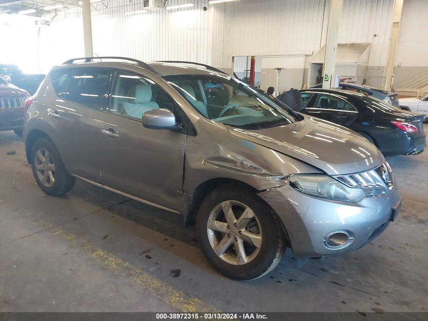 2009 Nissan Murano S VIN: JN8AZ18W99W156271 Lot: 38972315