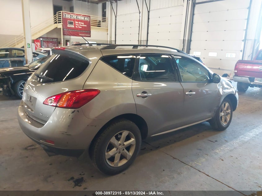 2009 Nissan Murano S VIN: JN8AZ18W99W156271 Lot: 38972315