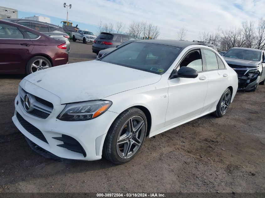 2019 Mercedes-Benz Amg C 43 4Matic VIN: 55SWF6EBXKU292961 Lot: 38972504