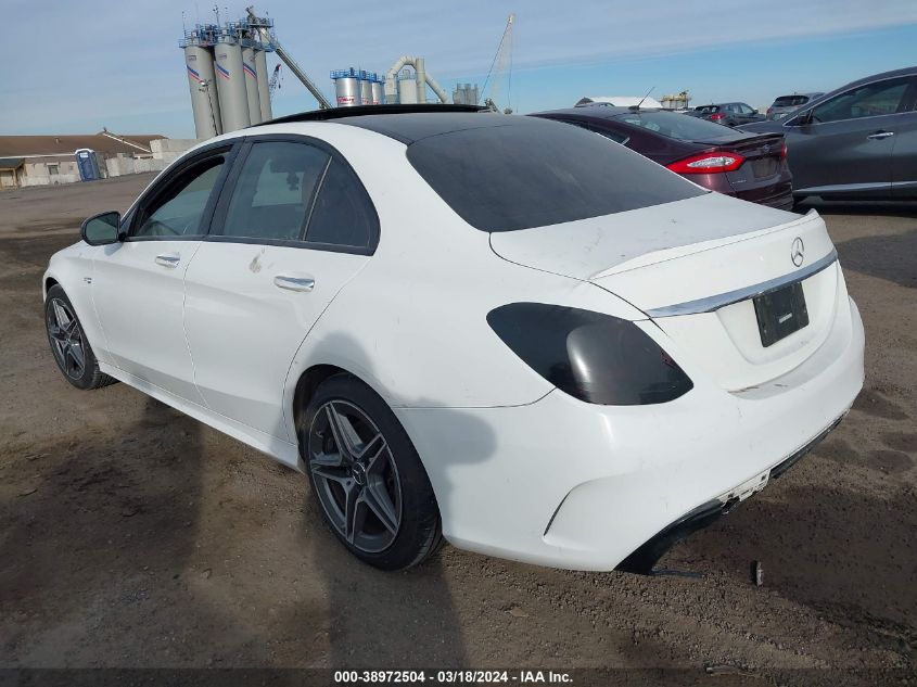 2019 Mercedes-Benz Amg C 43 4Matic VIN: 55SWF6EBXKU292961 Lot: 38972504