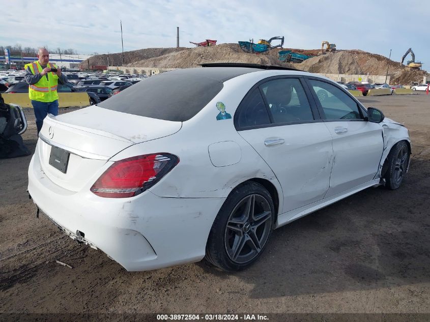 2019 Mercedes-Benz Amg C 43 4Matic VIN: 55SWF6EBXKU292961 Lot: 38972504