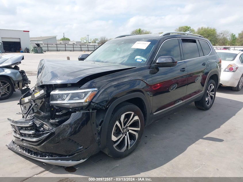 2021 VOLKSWAGEN ATLAS 3.6L V6 SEL PREMIUM - 1V2TR2CA3MC534454