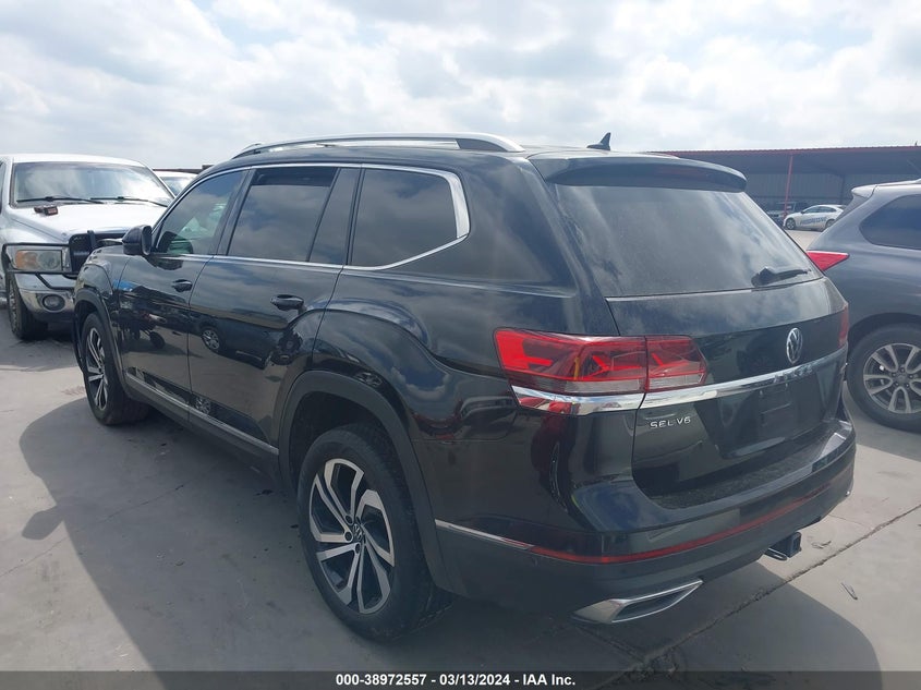 2021 VOLKSWAGEN ATLAS 3.6L V6 SEL PREMIUM - 1V2TR2CA3MC534454