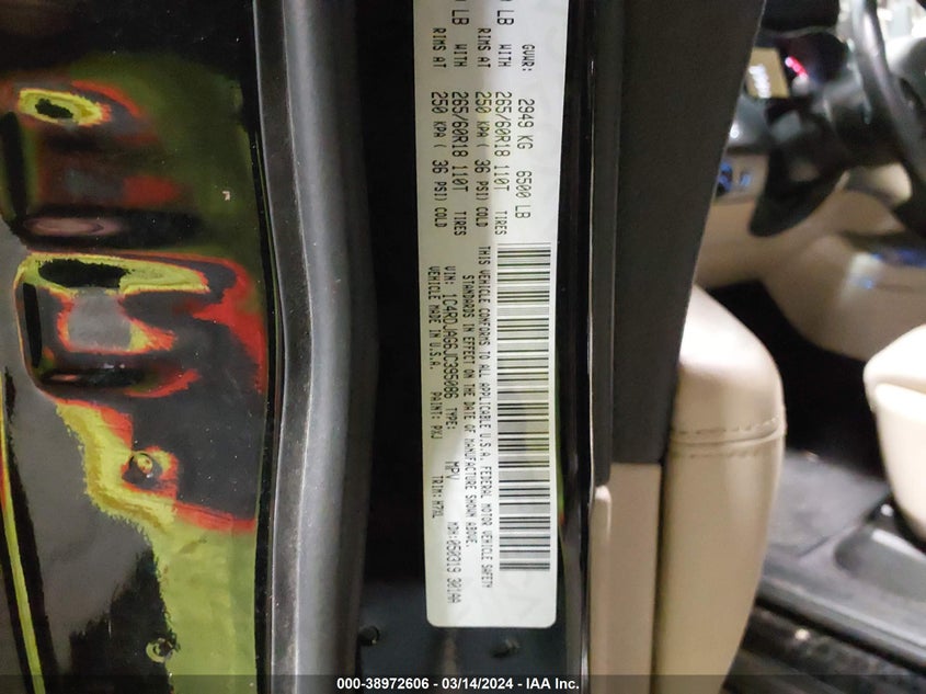 2018 DODGE DURANGO SXT AWD - 1C4RDJAG6JC395086