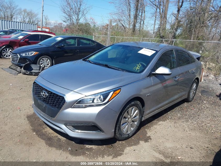 2016 Hyundai Sonata Hybrid Se VIN: KMHE24L18GA042153 Lot: 38972656