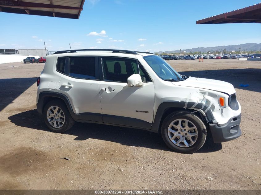 2018 Jeep Renegade Latitude Fwd VIN: ZACCJABB2JPH44421 Lot: 38973234