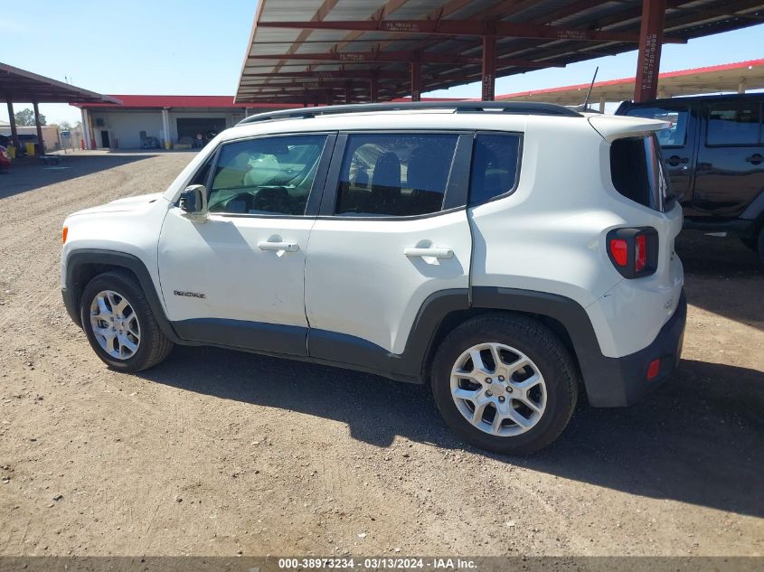 2018 Jeep Renegade Latitude Fwd VIN: ZACCJABB2JPH44421 Lot: 38973234