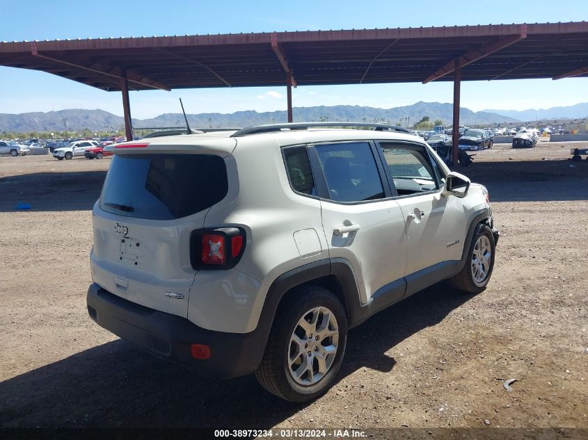 2018 Jeep Renegade Latitude Fwd VIN: ZACCJABB2JPH44421 Lot: 38973234