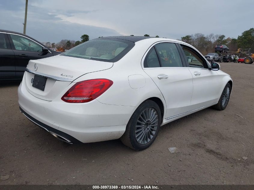 55SWF4KB5FU012958 | 2015 MERCEDES-BENZ C 300