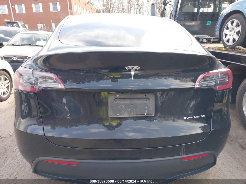 2023 Tesla Model Y Awd/Long Range Dual Motor All-Wheel Drive VIN: 7SAYGDEEXPA032041 Lot: 38973508