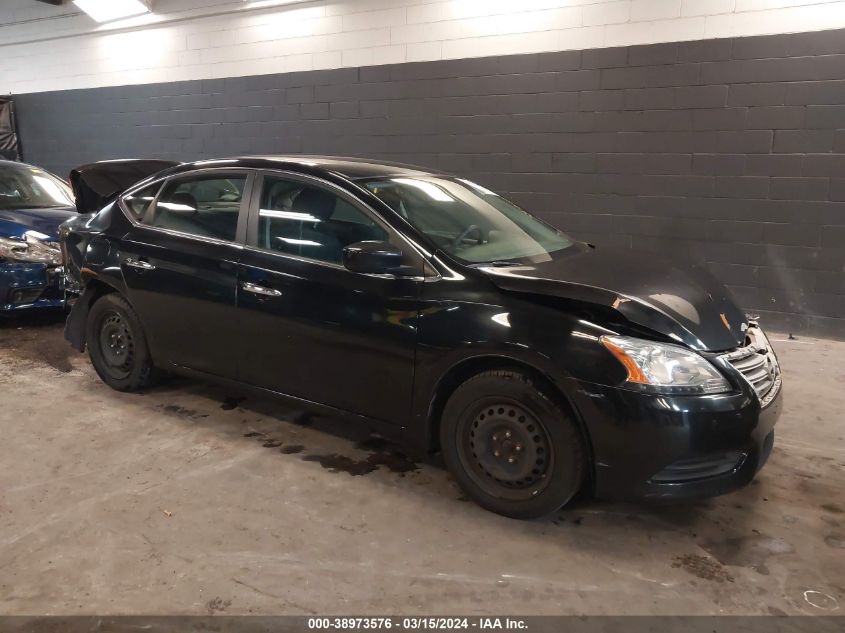 2013 Nissan Sentra Sv VIN: 3N1AB7AP6DL701382 Lot: 38973576