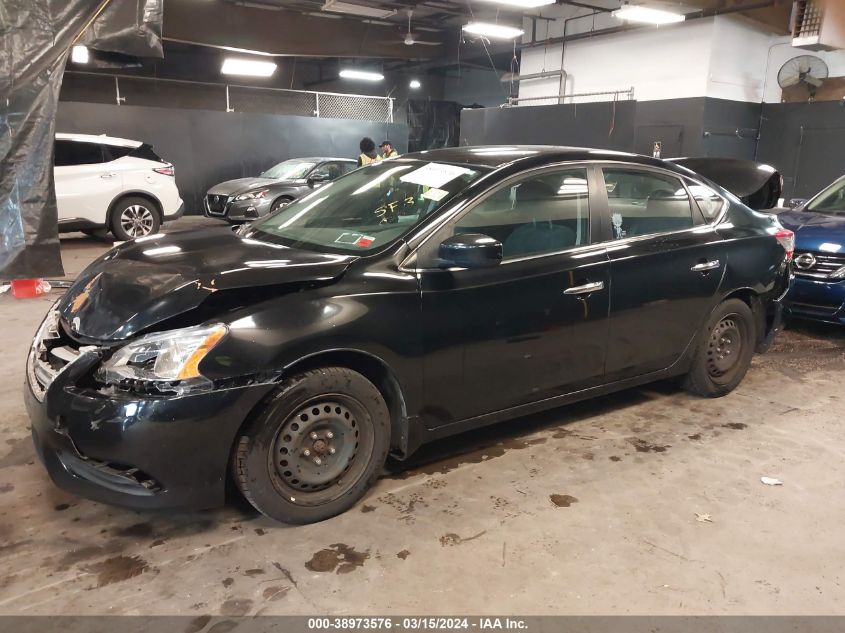 2013 Nissan Sentra Sv VIN: 3N1AB7AP6DL701382 Lot: 38973576