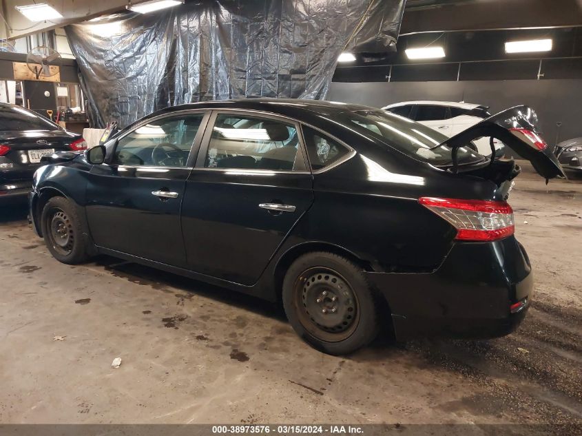 2013 Nissan Sentra Sv VIN: 3N1AB7AP6DL701382 Lot: 38973576