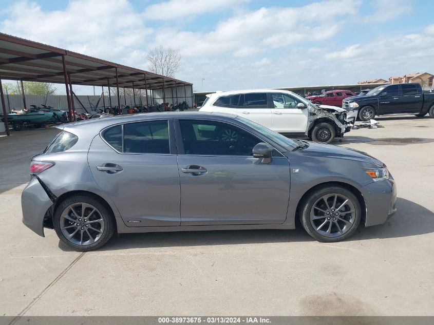 2012 Lexus Ct 200H Premium VIN: JTHKD5BH8C2115157 Lot: 38973675