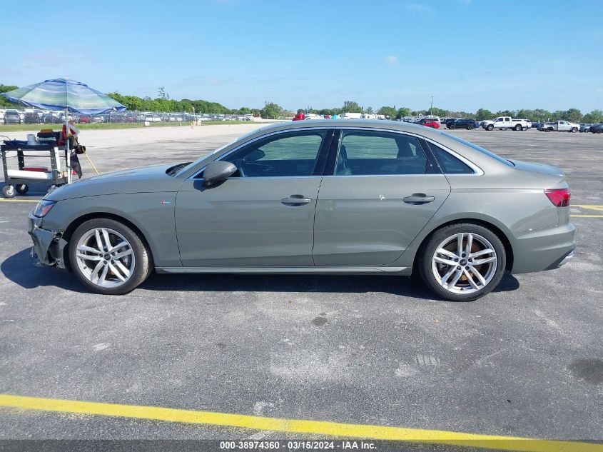 WAUEAAF48RN003938 | 2024 AUDI A4