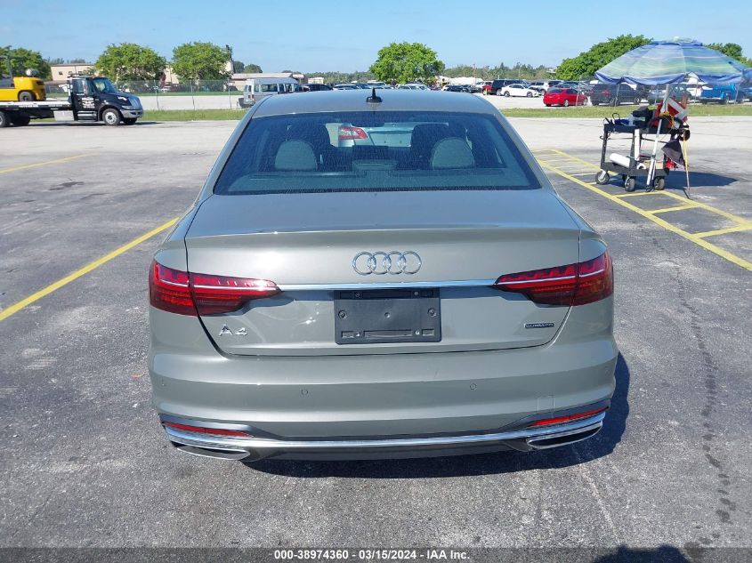 WAUEAAF48RN003938 | 2024 AUDI A4